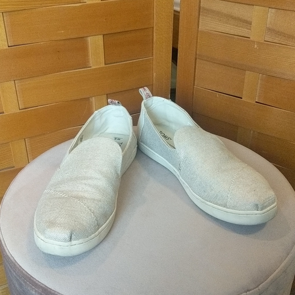 Toms Glittery Canvas Shoes